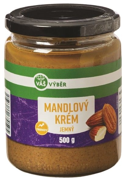 Trvanlivé potraviny - Váš Výběr Mandlový krém jemný 500 g