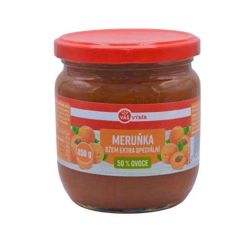 Trvanlivé potraviny - Váš Výběr Meruňka džem extra speciální 450g