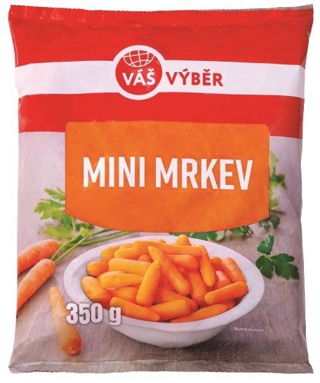 Mražené potraviny - Váš Výběr Mini Mrkev mražená 350g