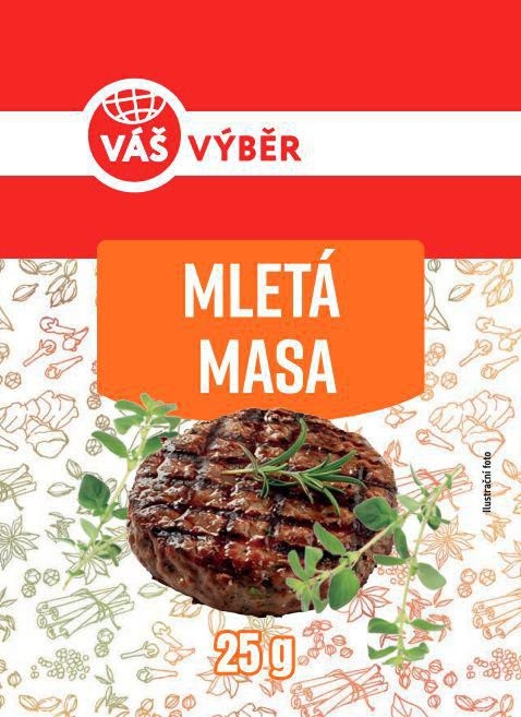 Trvanlivé potraviny - Váš Výběr Mletá masa  25g