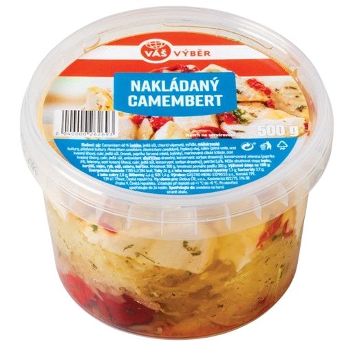 Uzeniny a lahůdky - Váš Výběr Nakládaný camembert 500g