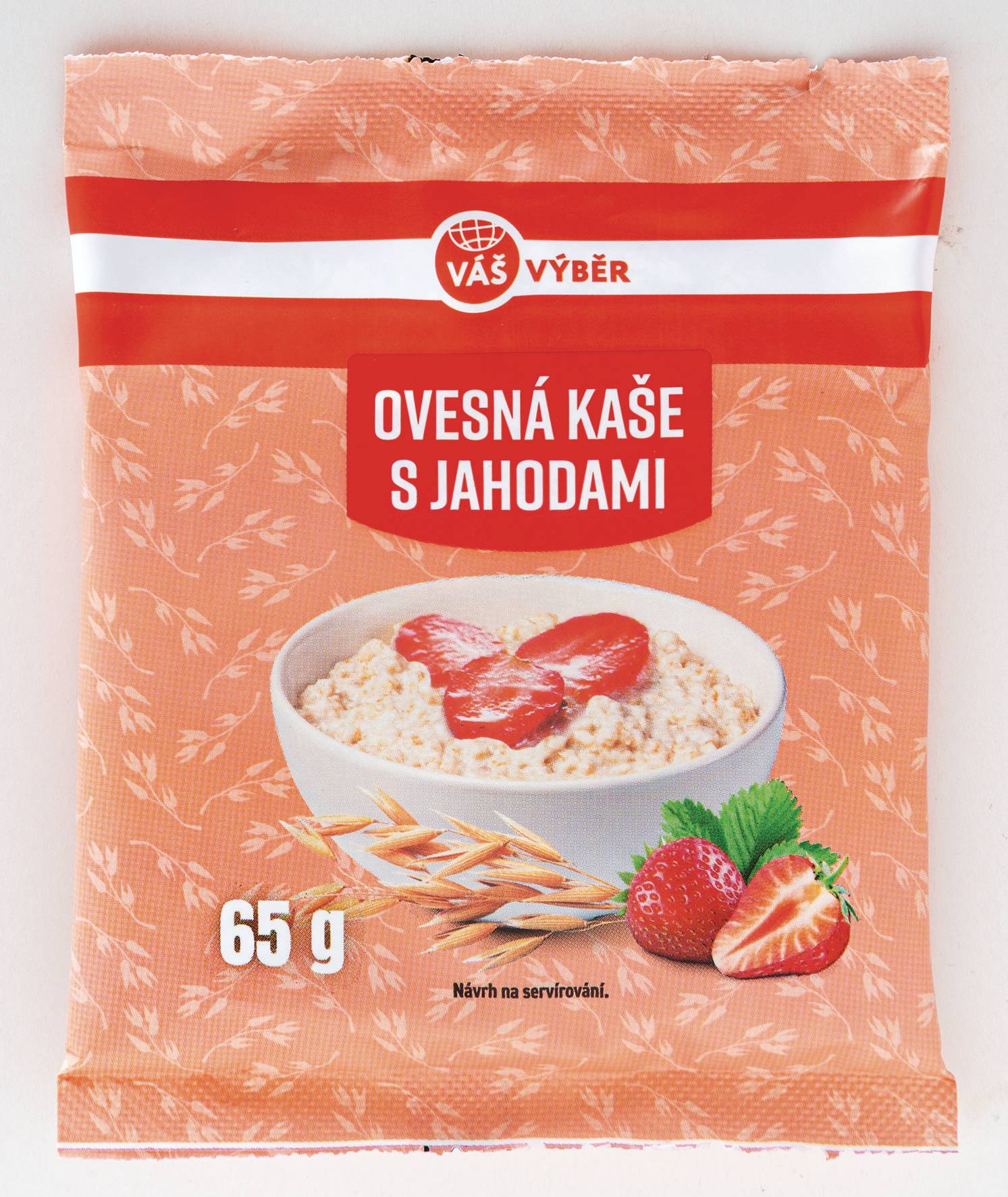 Váš Výběr Ovesná kaše s jahodami 65g-0