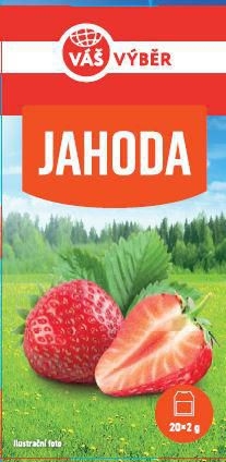 Nápoje - Váš Výběr Ovocný čaj Jahoda 40g