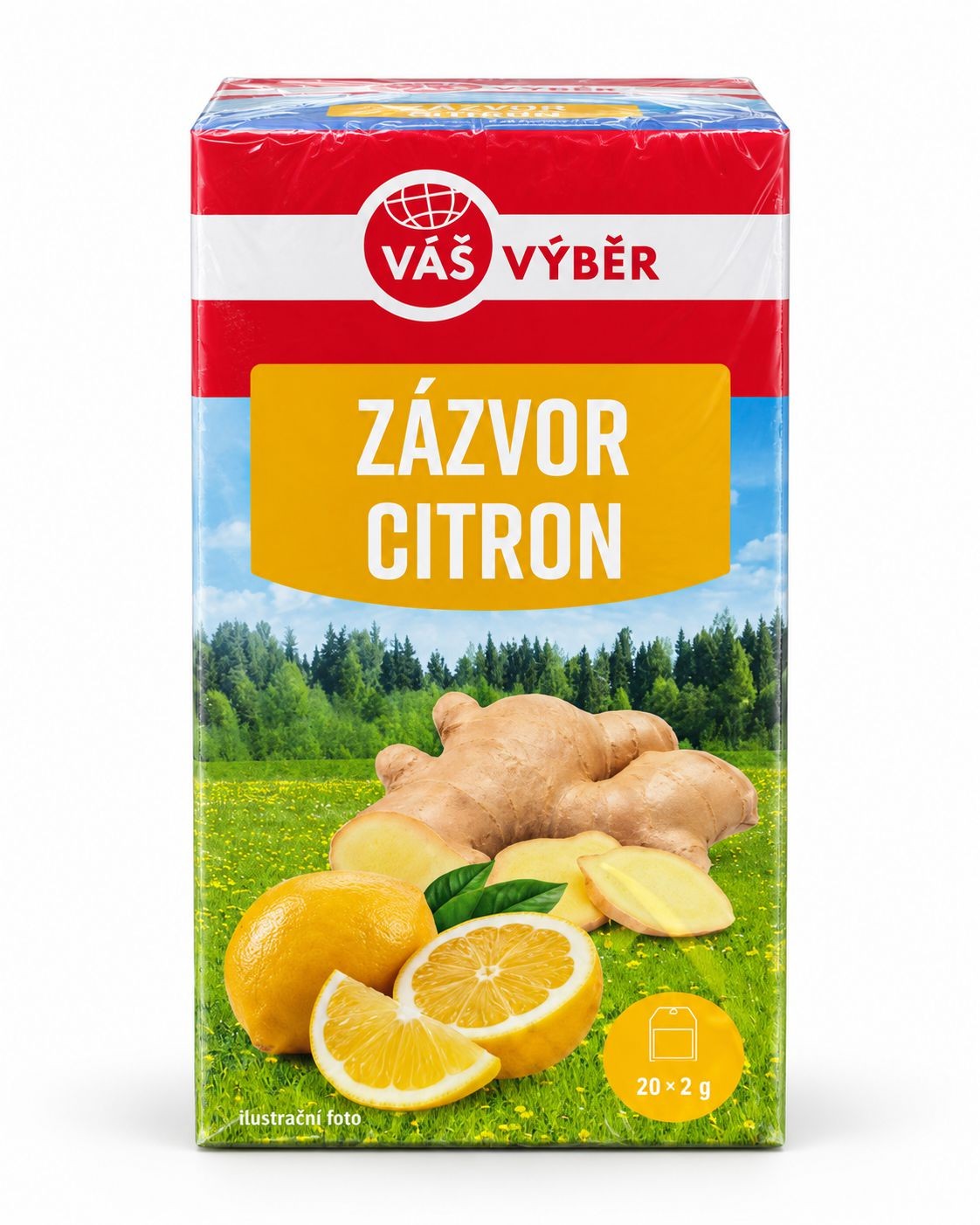 Nápoje - Váš Výběr Ovocný Čaj Zázvor, Citron 40g