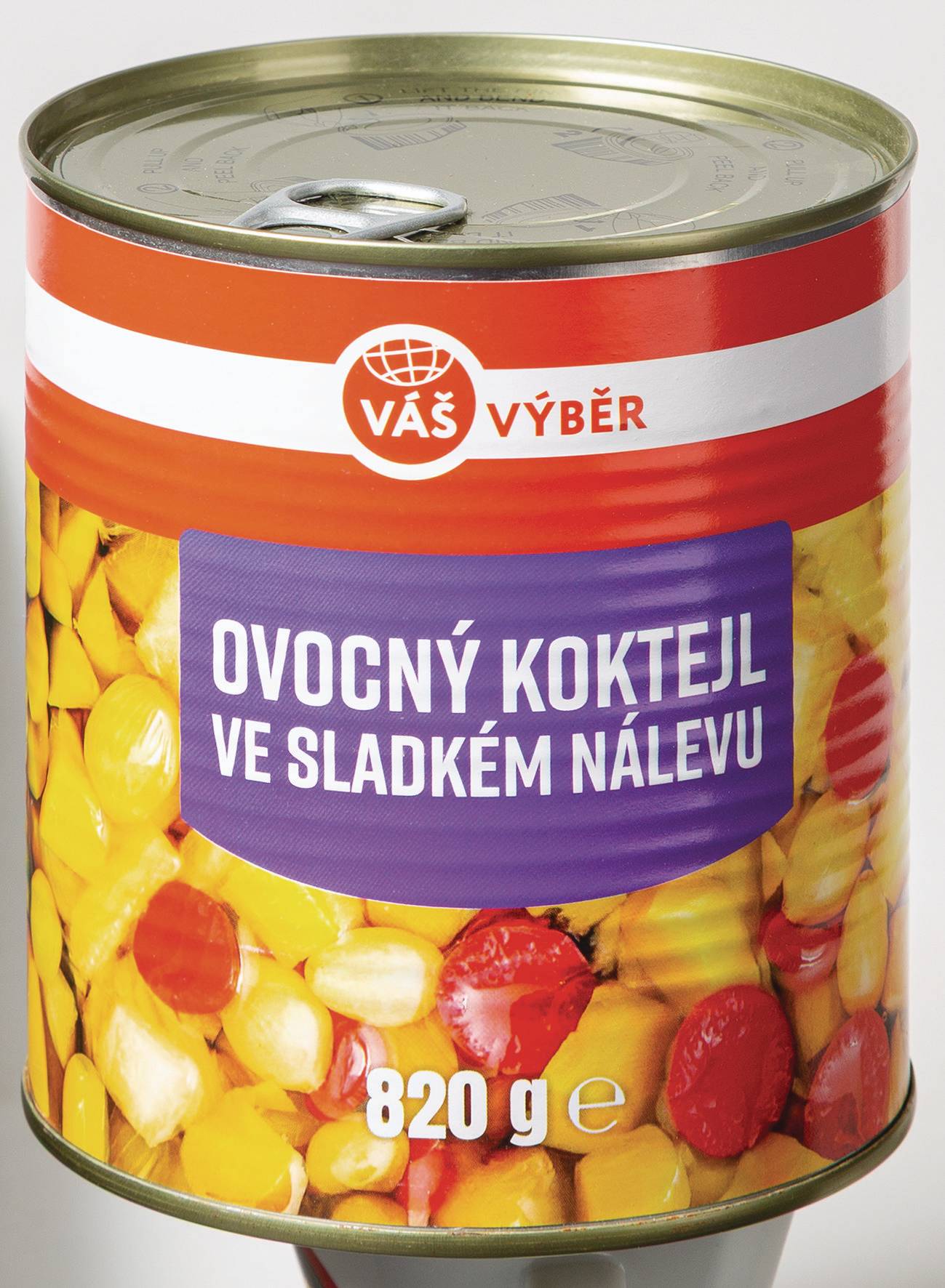 Váš Výběr Ovocný kotejl ve sladkém nálevu 820g-0