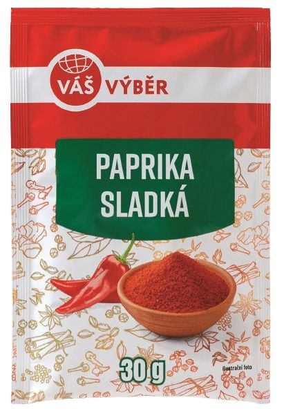 Trvanlivé potraviny - Váš Výběr Paprika sladká mletá 30 g