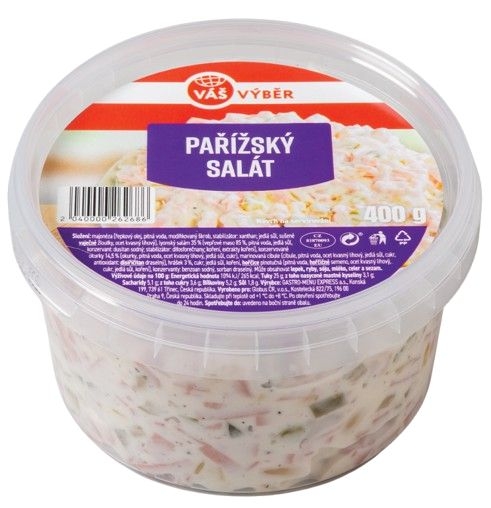 Uzeniny a lahůdky - Váš Výběr Pařížský salát 400g