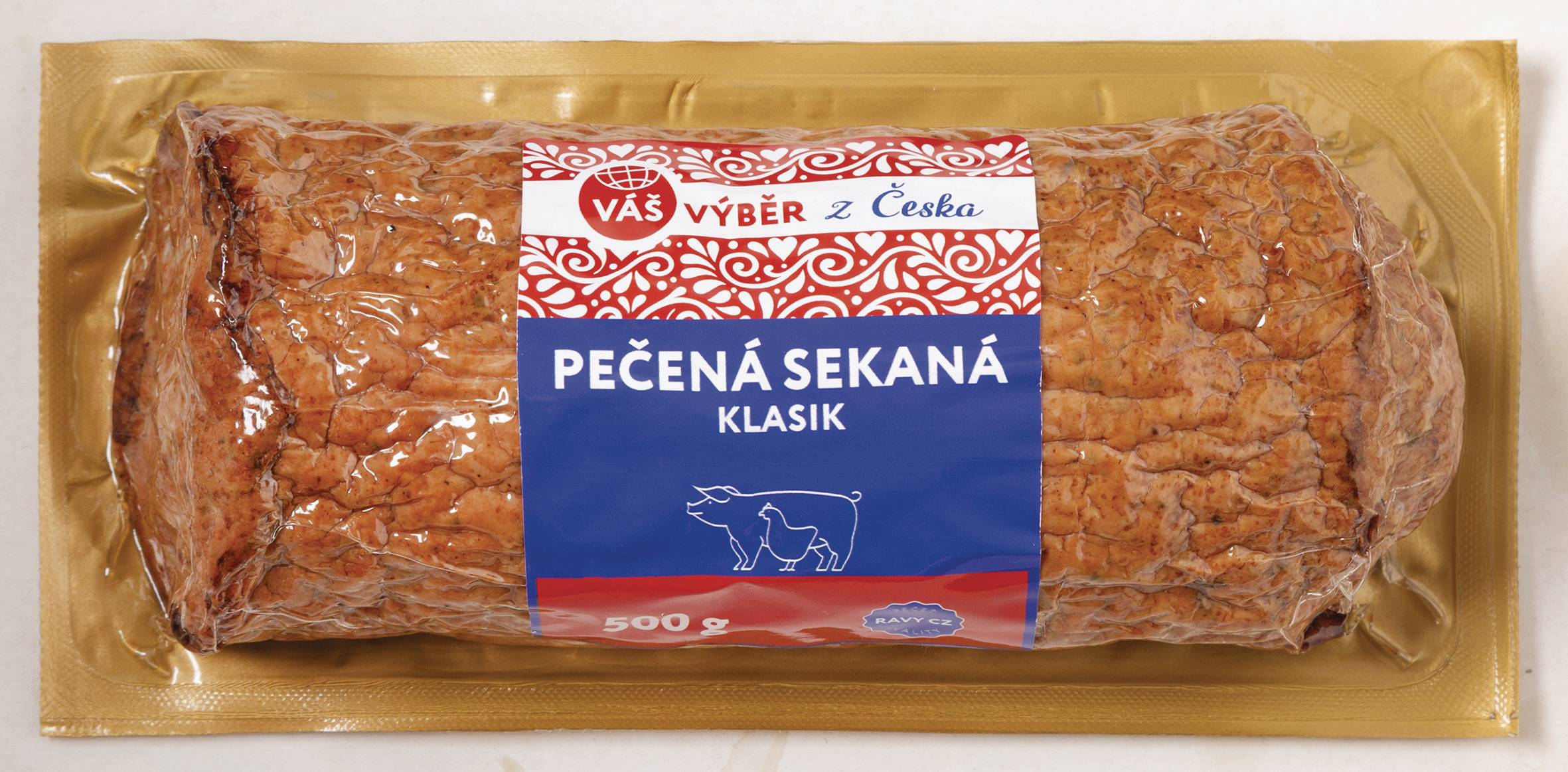 Uzeniny a lahůdky - Váš Výběr Pečená masová sekaná 500g