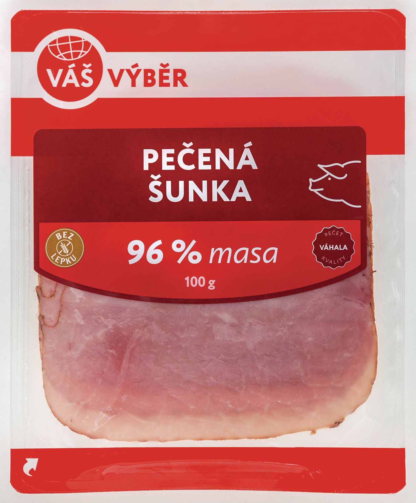 TOP produkty - Váš Výběr Pečená šunka nejvyšší jakosti 96 % 100 g