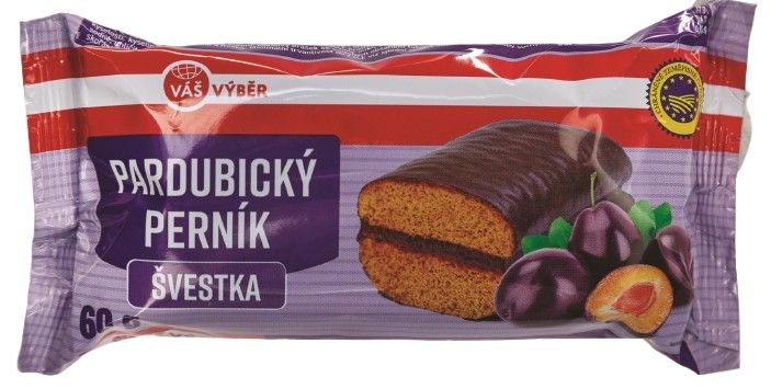 Trvanlivé potraviny - Váš Výběr Perník se švestkovou náplní 60g