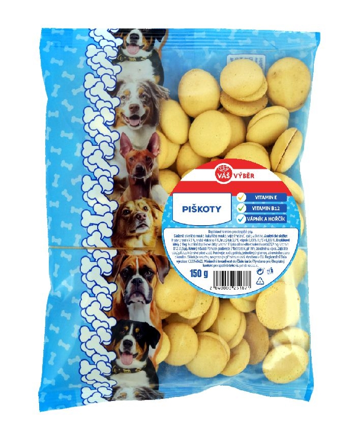 Svět zvířat - Váš Výběr Piškoty KLASIK pro psy 150g