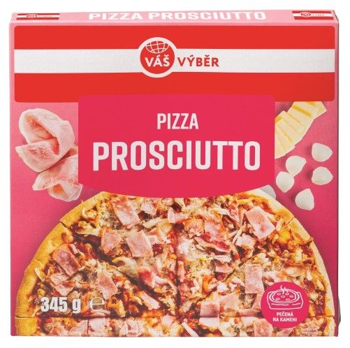 Mražené potraviny - Váš Výběr Pizza Prosciutto mražená 345g