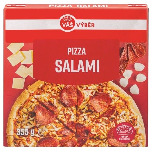 Mražené potraviny - Váš Výběr Pizza Salami mražená 355g