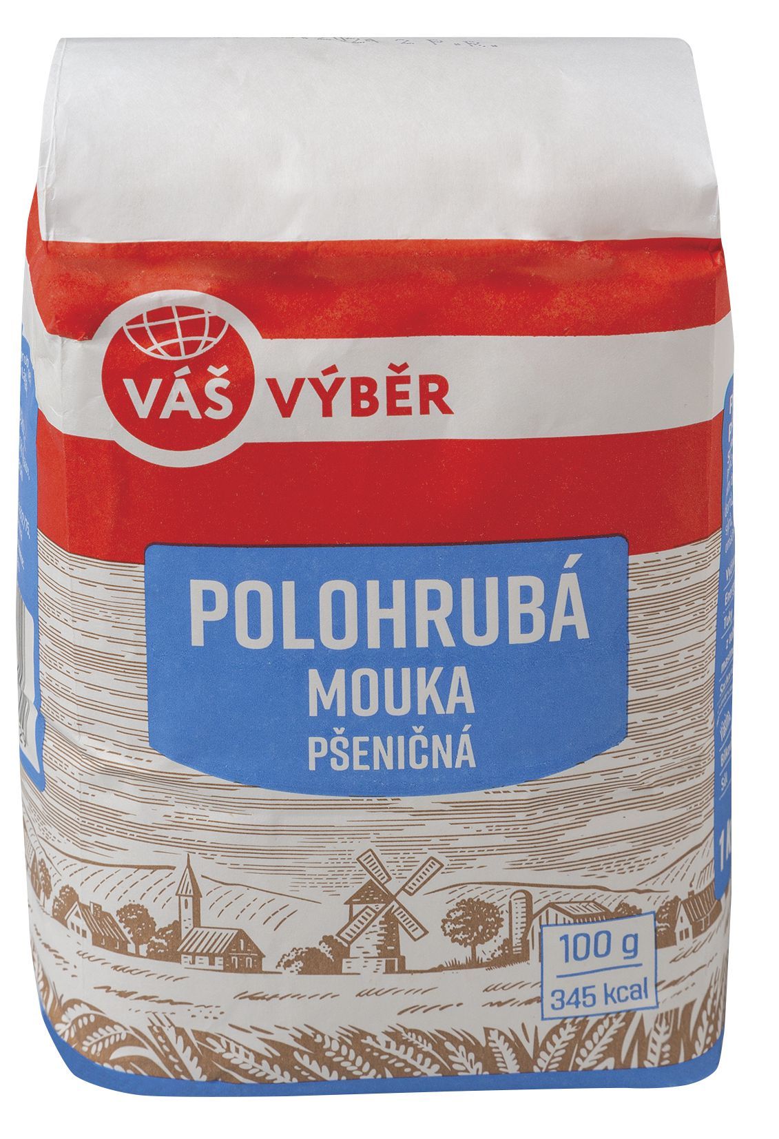 TOP produkty - Váš Výběr Polohrubá mouka pšeničná 1kg