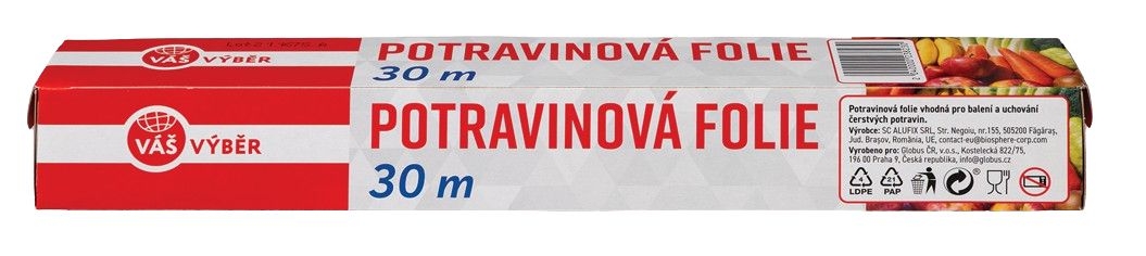 Domácnost a Zahrada - Váš Výběr Potravinová folie 30m