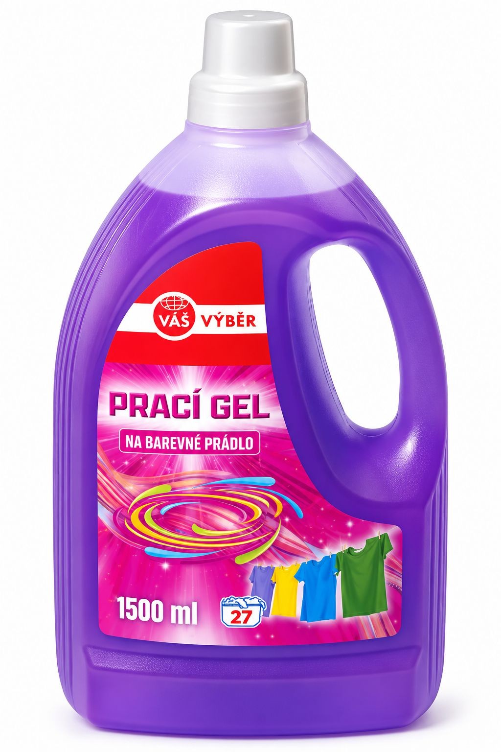 Drogerie a kosmetika - Váš Výběr Prací gel na barevné prádlo 27 dávek