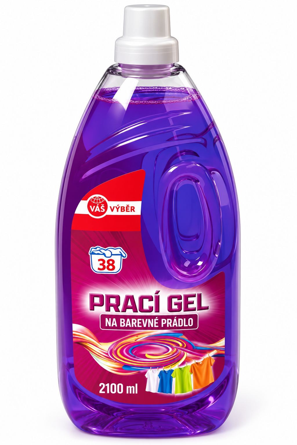 Drogerie a kosmetika - Váš Výběr Prací gel na barevné prádlo 38 dávek