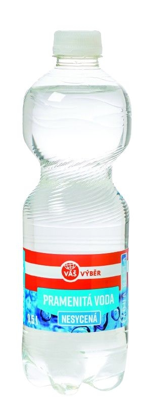 Nápoje - Váš výběr pramenitá voda neperlivá 0,5L