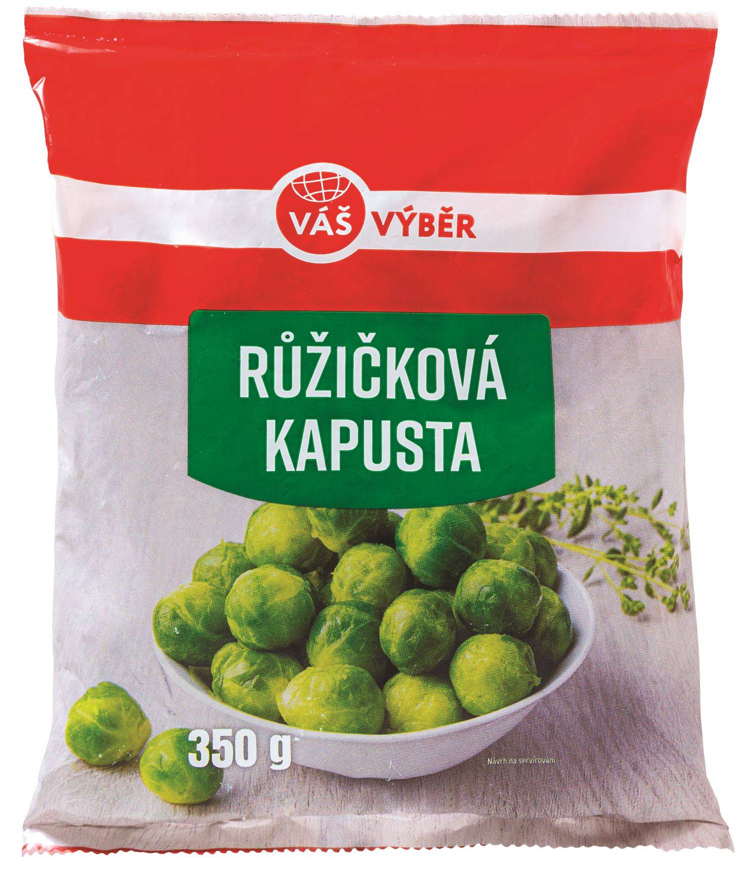 Mražené potraviny - Váš Výběr Růžičková kapusta mražené 350g