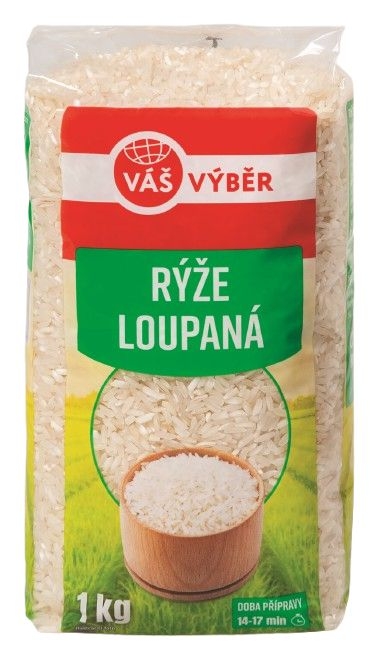 Trvanlivé potraviny - Váš Výběr Rýže dlouhozrnná 1 kg