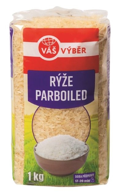 Trvanlivé potraviny - Váš Výběr Rýže dlouhozrnná parboiled 1 kg