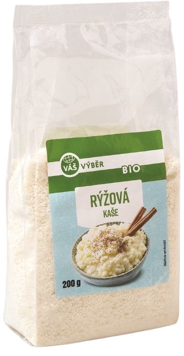 Trvanlivé potraviny - Váš Výběr Rýžová kaše BIO 200 g