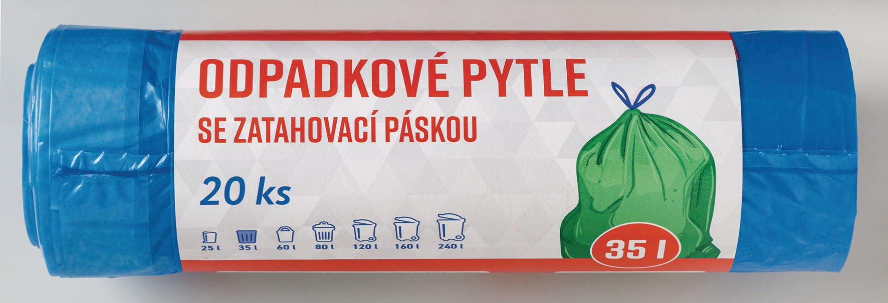 Váš Výběr Sáčky do odpadkových košů se zatahovací modré 35l x 20ks-0