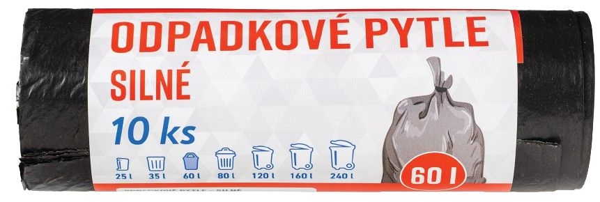 Domácnost a Zahrada - Váš Výběr Sáčky do odpadkových košů silné modré 60l x 10ks
