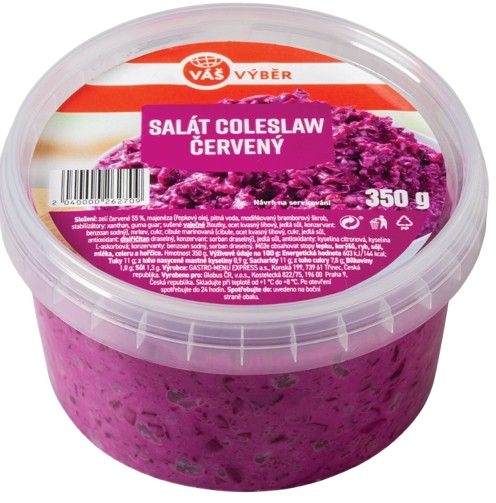 Uzeniny a lahůdky - Váš Výběr Salát coleslaw červený 350g