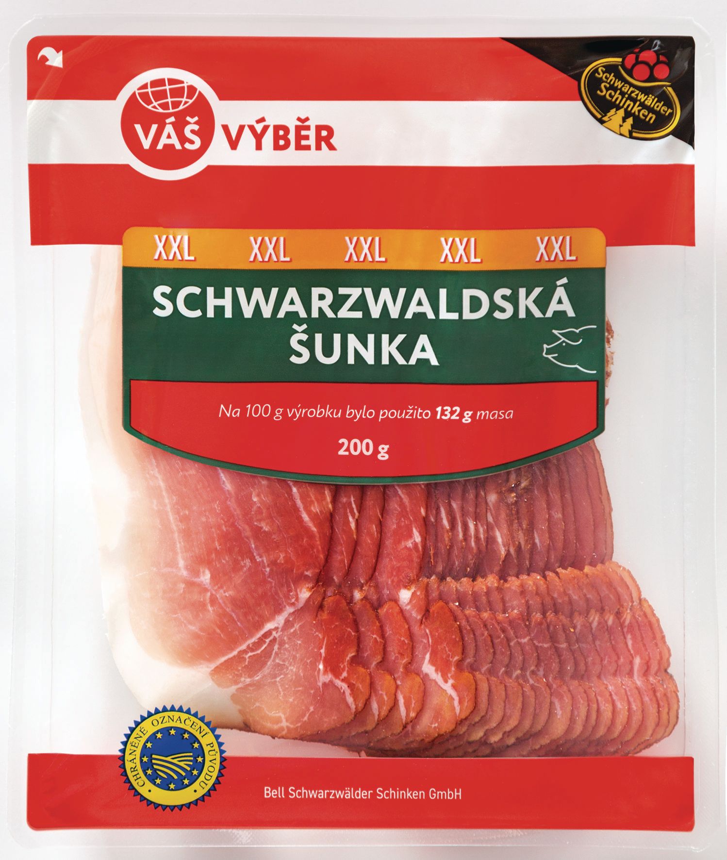 Uzeniny a lahůdky - Váš Výběr Schwarzwaldská šunka 200g