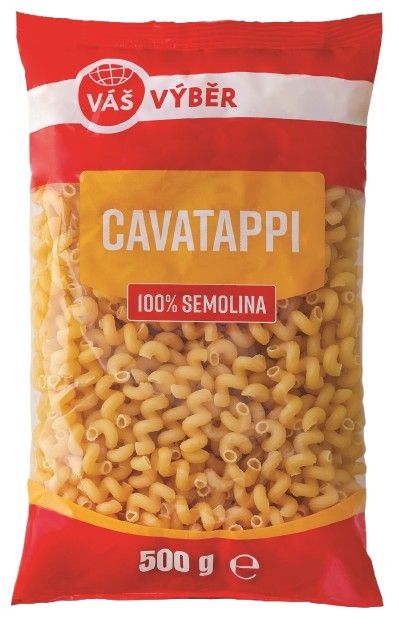 Trvanlivé potraviny - Váš Výběr Semolinové vývrtky 500g