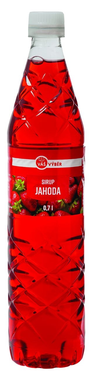 Nápoje - Váš Výběr Sirup s jahodovou příchutí