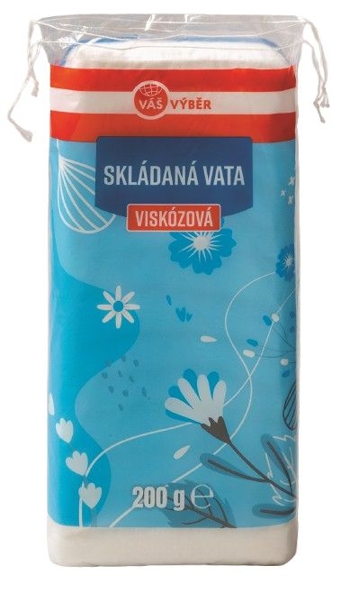 Drogerie a kosmetika - Váš Výběr Skládaná vata viskózová 200g