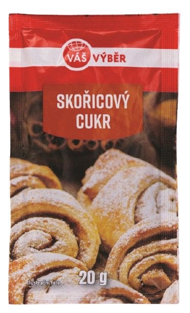 Trvanlivé potraviny - Váš Výběr Skořicový cukr 20g