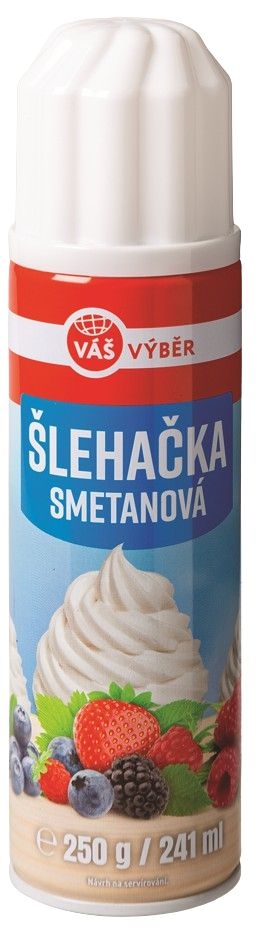 Mléčné a chlazené - Váš Výběr Šlehačka spray 17% 250g
