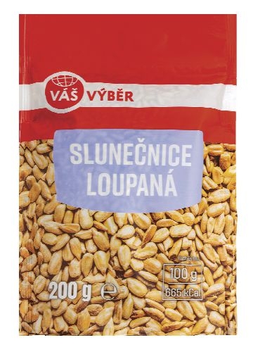 Trvanlivé potraviny - Váš Výběr Slunečnice loupaná 200g