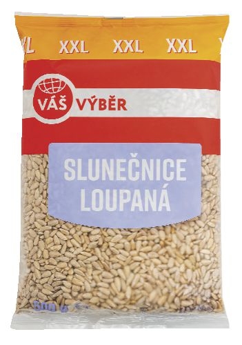 Trvanlivé potraviny - Váš Výběr Slunečnice loupaná XXL 500g