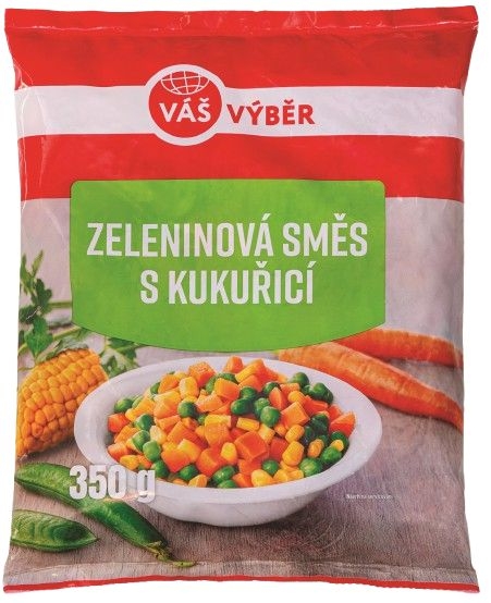 Mražené potraviny - Váš Výběr Směs s kukuřicí mražená 350g