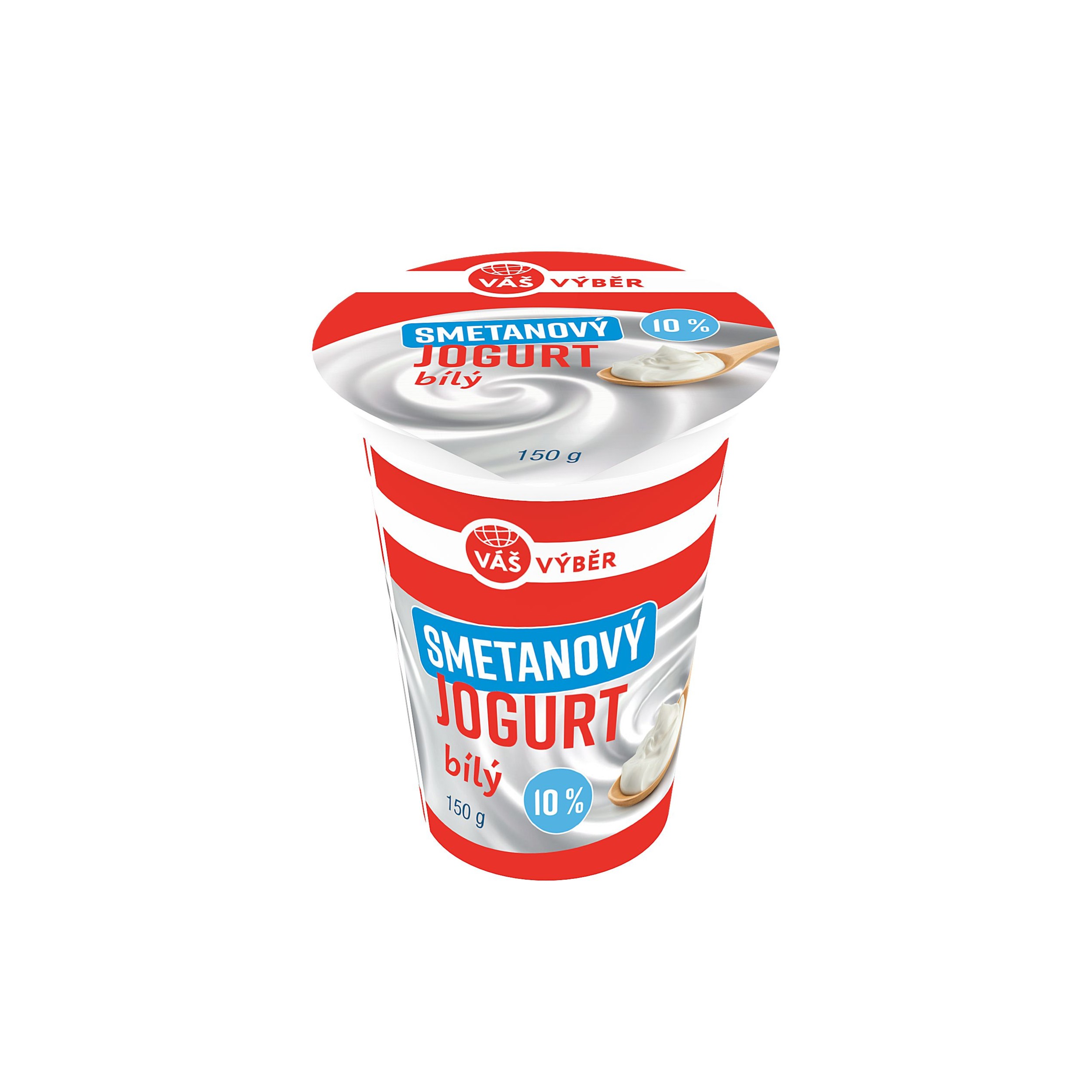 Mléčné a chlazené - Váš Výběr Smetanový jogurt bílý 150g
