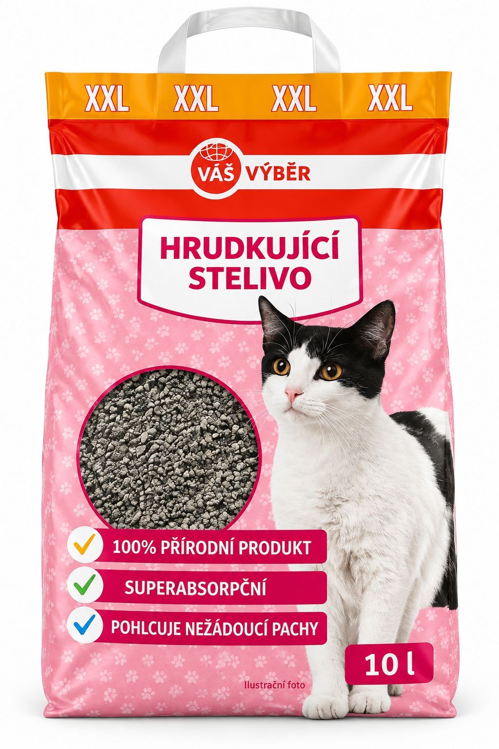 Svět zvířat - Váš výběr Stelivo pro kočky 10l