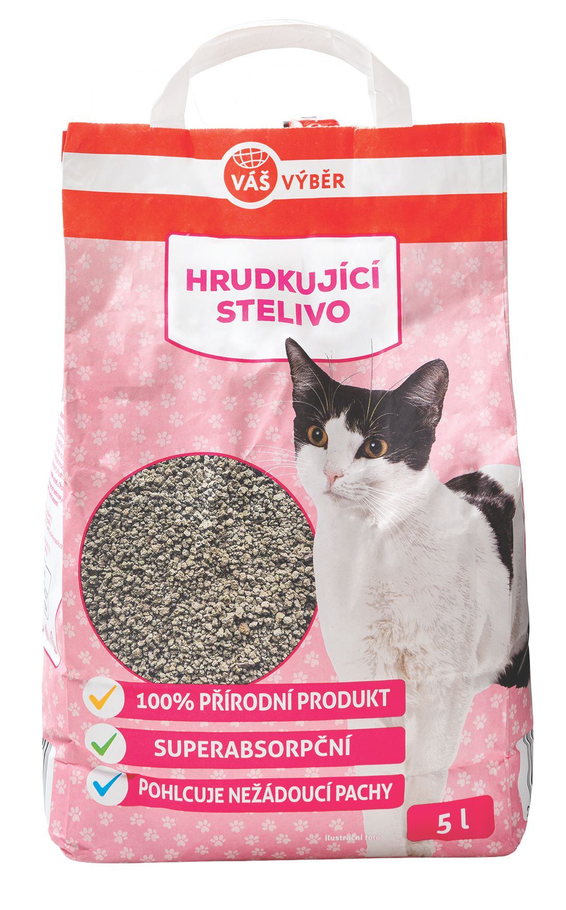 Svět zvířat - Váš výběr stelivo pro kočky 5l
