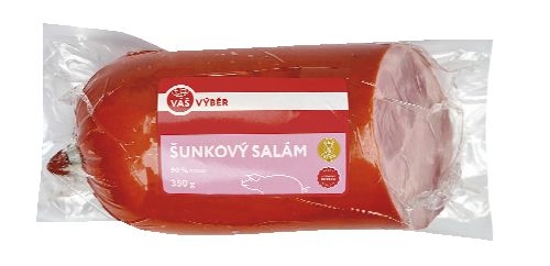 Uzeniny a lahůdky - Váš Výběr Šunkový salám 90% 350g