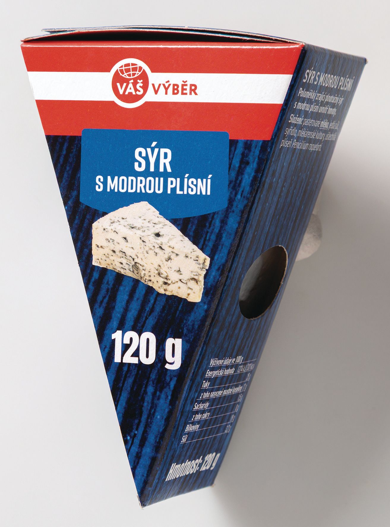 Váš Výběr Sýr s modrou plísní 120g-0