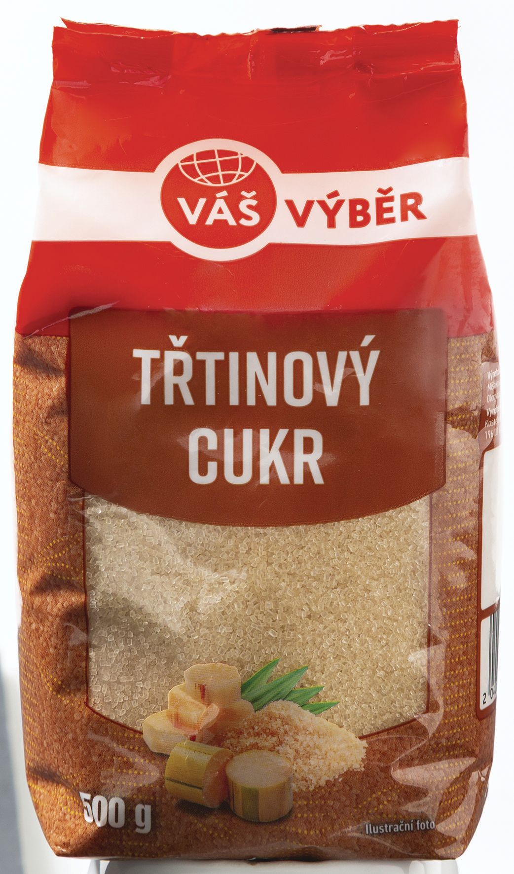 Váš Výběr Třtinový cukr 500g-0