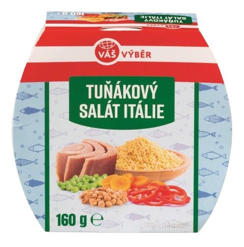 Trvanlivé potraviny - Váš Výběr Tuňákový salát Itálie 160g