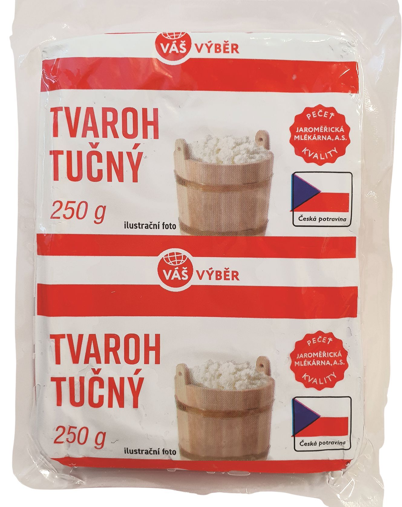 Mléčné a chlazené - Váš výběr tvaroh tučný 250 g