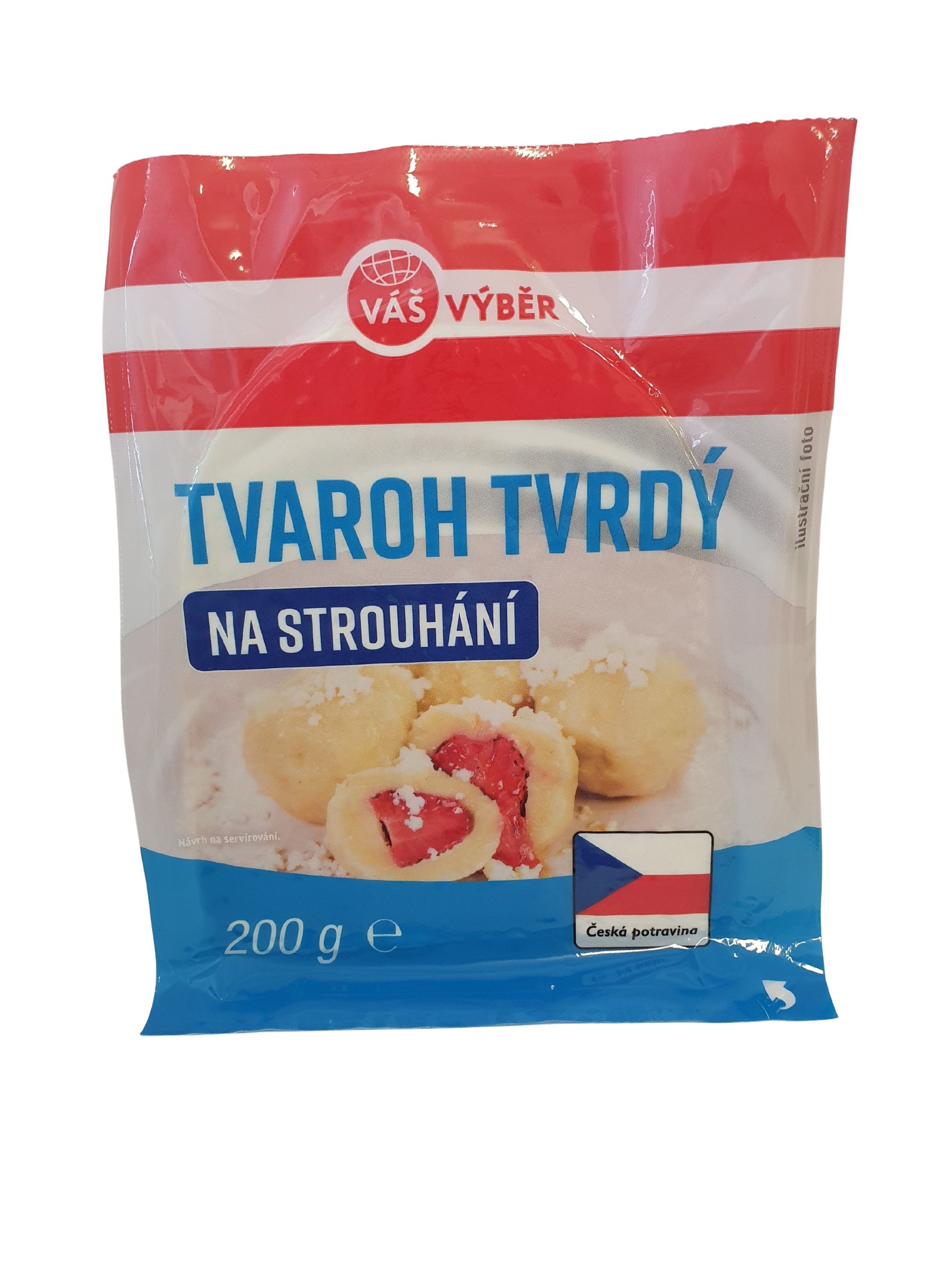 Mléčné a chlazené - Váš výběr tvaroh tvrdý na strouhání 200 g