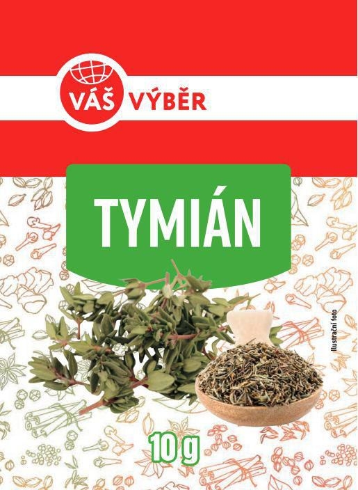 Trvanlivé potraviny - Váš Výběr Tymián  10g