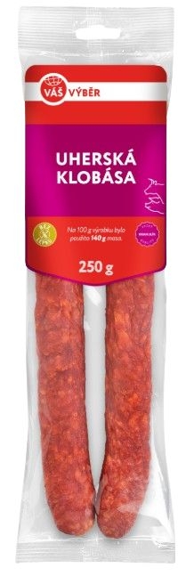 Uzeniny a lahůdky - Váš Výběr Uherská klobása 250g