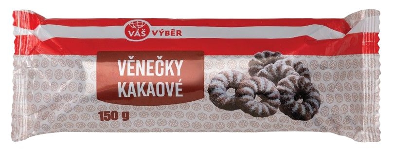 Trvanlivé potraviny - Váš Výběr Věnečky kakaové 150g